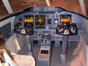 Sino-Swearingen SJ30-2 cockpit mockup