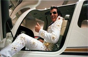 Flying Elvis?
