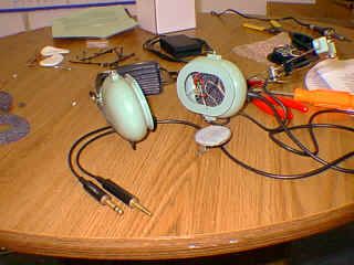 Headset disassembled