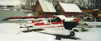 Cessna 180 with covers installed