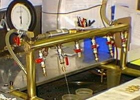 Flow-testing a nozzle