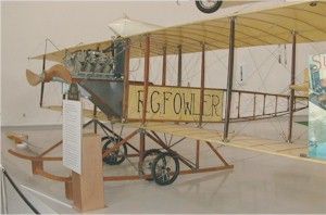 Bob Fowler's biplane