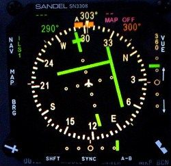 SN3308 flying an ILS