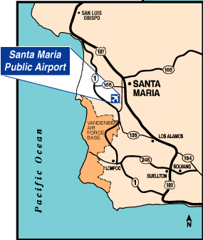 Santa Maria Airport map