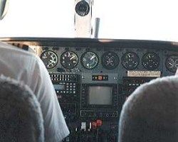Cessna 402 front office