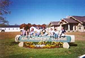 EAA's Air Academy Lodge - The kids of Family Flight Camp, October, 1999.