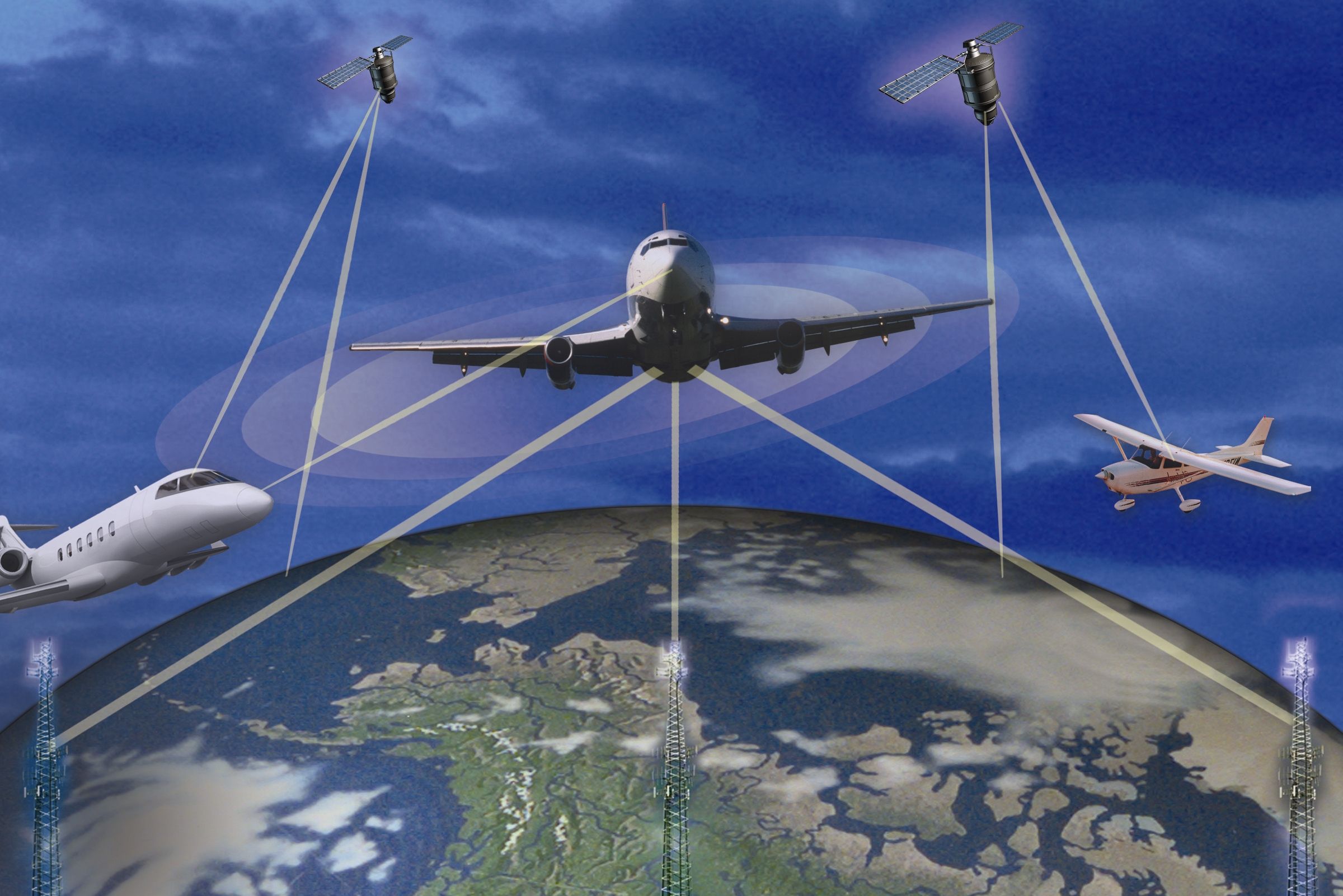 Передвижение самолетов в реальном. Воздушное пространство. Спутниковая связь в авиации. GPS В авиации. Радиолокация в авиации.