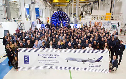 Rolls-Royce Delivers 1000th Trent XWB-84