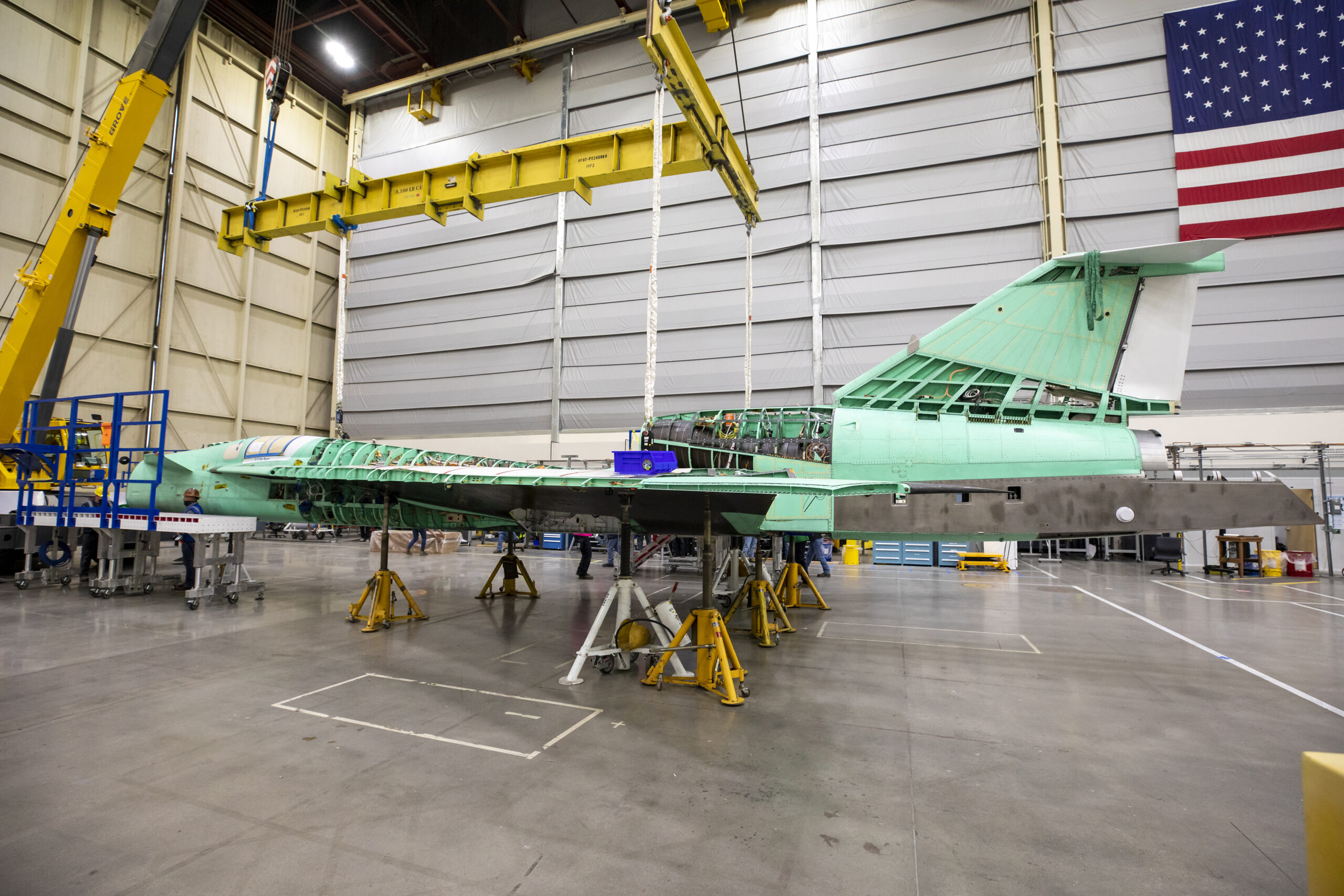 NASA Supersonic X-Plane Stands Alone