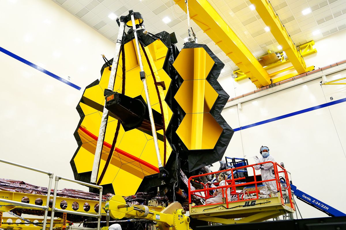 Webb Telescope Fully Unfolded